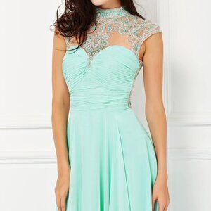 Mint 2 Angela and Alison Long Prom Dress 61169 New